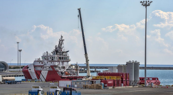 Στο λιμάνι της Λεμεσού το «SAIPEM 12000»