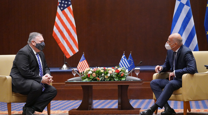 Επιστολή Πομπέο σε Δένδια: Αποδοκιμάζουμε τις μονομερείς ενέργειες της Τουρκίας