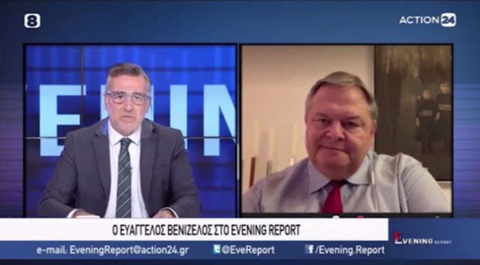 Συνέντευξη Ευ. Βενιζέλου στο Action24 και στον Γ. Κουβαρά