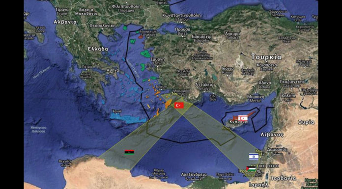 Οι Τούρκοι δημοσίευσαν στο Google Maps τον χάρτη της «Γαλάζιας Πατρίδας»