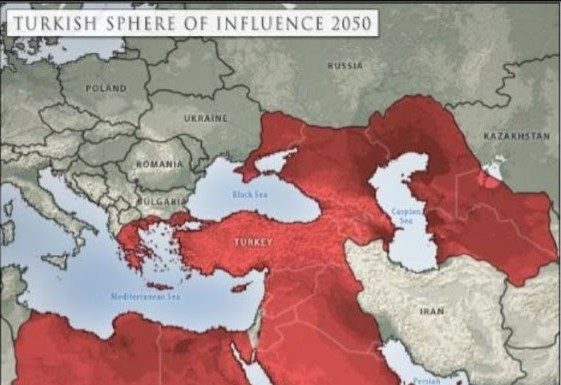 Σφοδρή αντίδραση της Ρωσίας : Χάρτης εμφανίζει επέκταση… της Τουρκίας σε ρωσικά εδάφη
