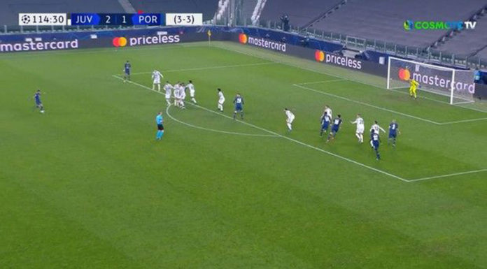 Γιουβέντους – Πόρτο: Το γκολ πρόκρισης του πρώην παίκτη του ΠΑΟΚ Σέρτζιο Ολιβέιρα με απευθείας φάουλ
