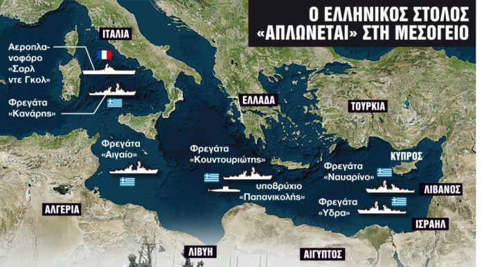 «Δίχτυ» του Πολεμικού Ναυτικού στη Μεσόγειο