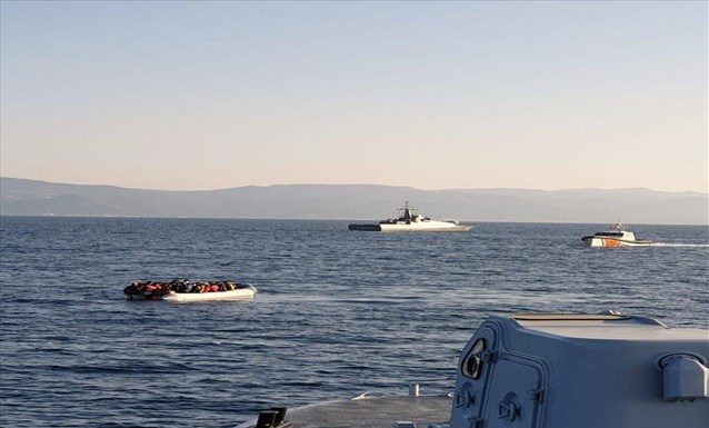 Ανεπιτυχής η προσπάθεια της τουρκικής ακτοφυλακής να στείλει λέμβο στη Λέσβο