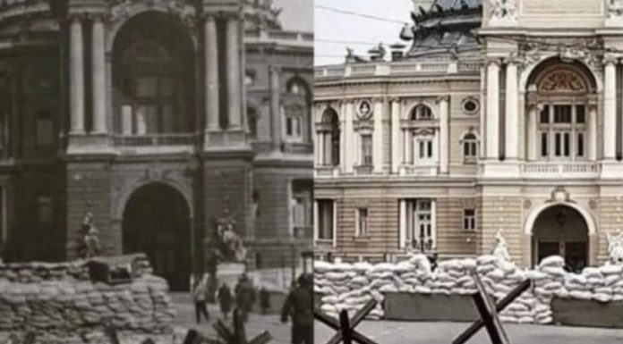 Οδησσός: Συγκλονίζουν οι φωτό της Όπερας με διαφορά 80 χρόνων -Οχυρωμένη το 1942, οχυρωμένη και το 2022