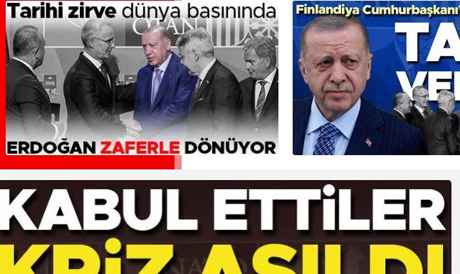 Τουρκία: Πώς υποδέχτηκαν τα ΜΜΕ της γειτονικής χώρας το «ναι» Ερντογάν σε Φινλανδία – Σουηδία