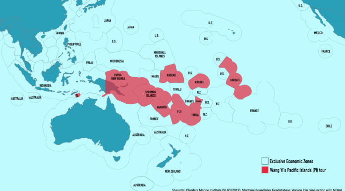 Η Κίνα ξεκινά την άσκηση οικοδόμησης αυτοκρατορίας στο θέατρο του Ειρηνικού