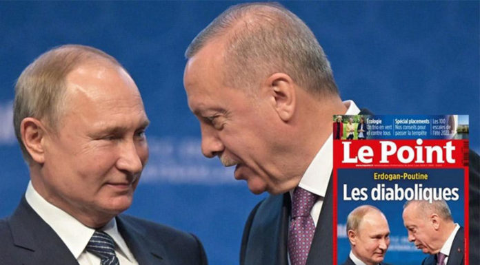 «Οι Διαβολικοί»: Αιχμηρό πρωτοσέλιδο Le Point για Πούτιν – Ερντογάν