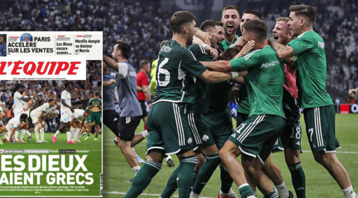 Υποκλίνονται οι Γάλλοι για την πρόκριση του Παναθηναϊκού – Equipe: «Οι Θεοί ήταν Έλληνες»